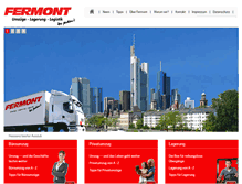 Tablet Screenshot of fermont.de